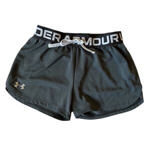 Under Armour “Play Up” Shorts in a Girl’s Youth Medium.